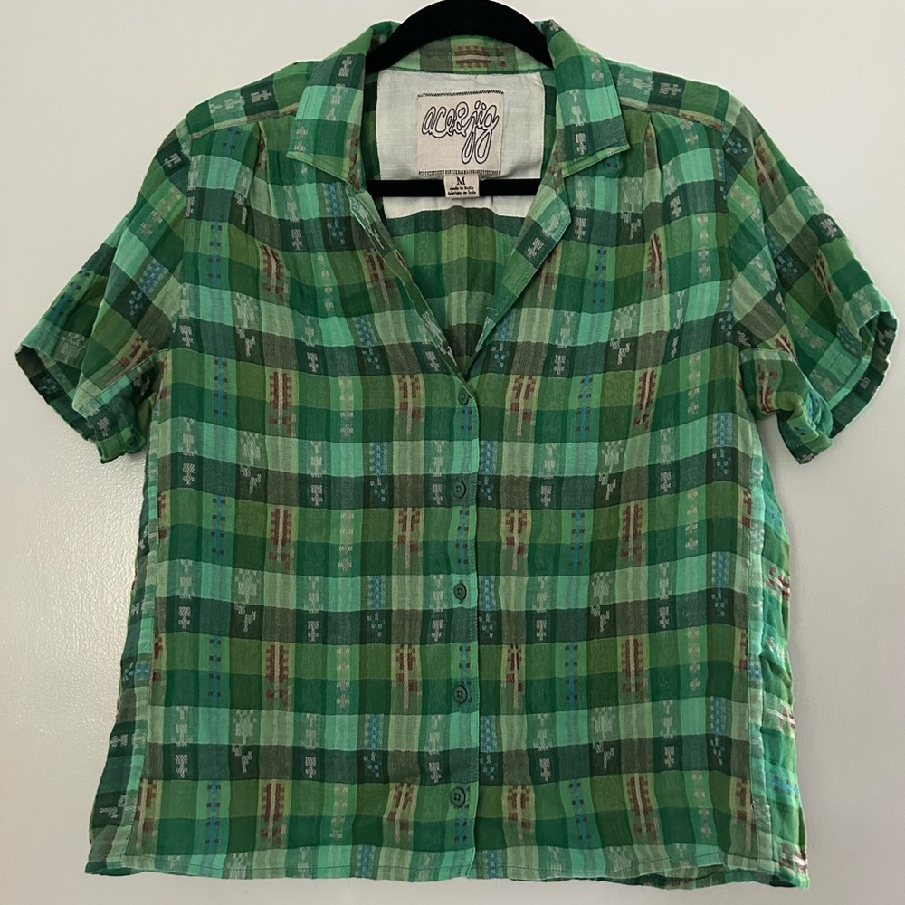 Ace & Jig Tasi Shirt Top Garden M - Picture 2 of 3